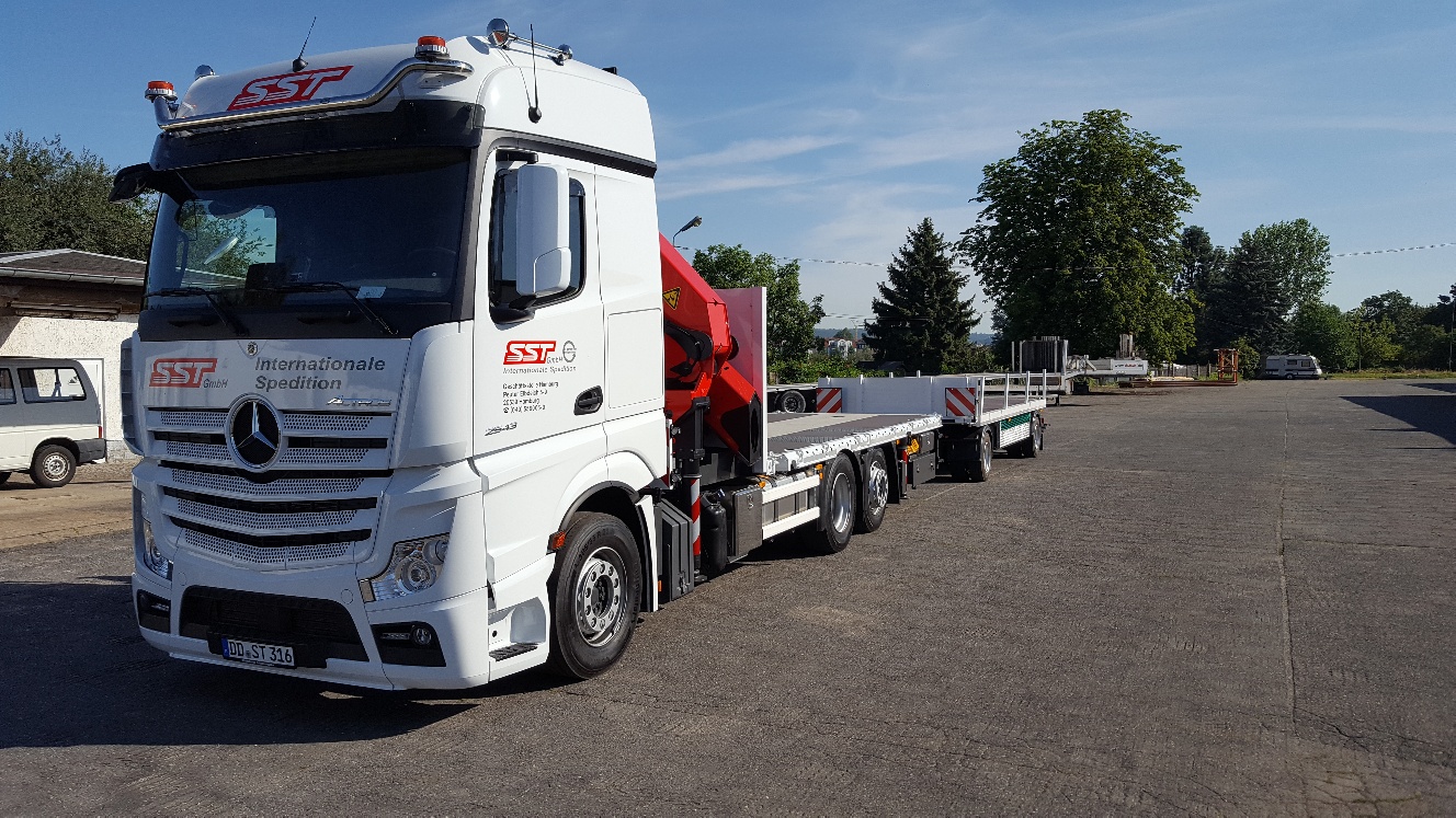 Unser neuester Ladekran LKW